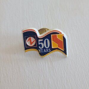 California USA Fifty Years Vintage Lapel Pin